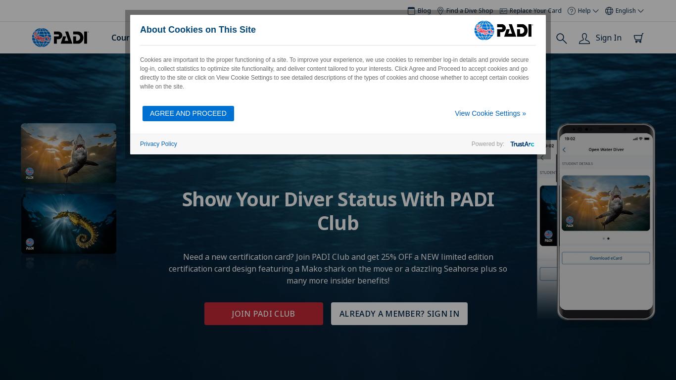 Try scuba diving. Learn to dive with PADI: Professional Association of Diving Instructors. PADI is the world's leading scuba diver training organization.